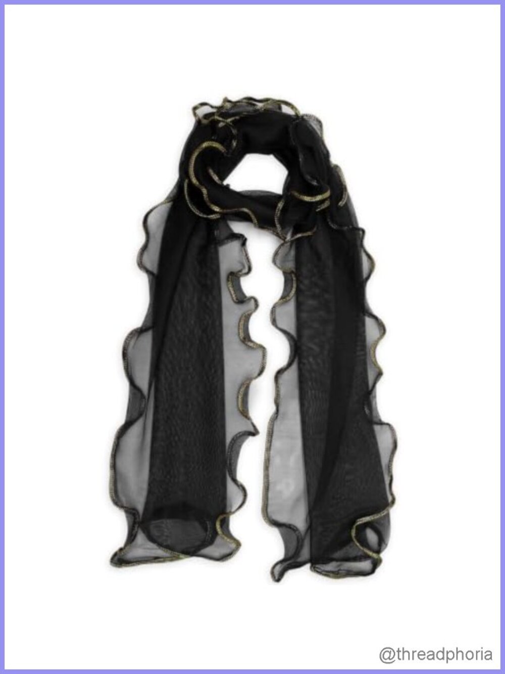 Women's Fashion Scarf with Sequin Edge Lightweight Mesh Shawl Wrap Travel Neck